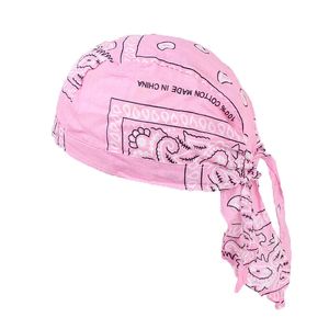 chapeaux femmes hommes coton crâne casquettes Paisley bandanas chapeaux unisexe vélo cyclisme chapeau durag do rag cap amibe pirate vélo cheveux accessoires ZWL229