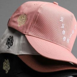 Chapeaux Zhcth Store Darc Hat 2022 Casquette de baseball rose pour femme avec broderie de qualité supérieure