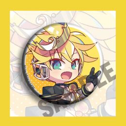 Hatsune Miku Anime Figure Kagamine Len Rin Anime Figure Branche Badge japonaise Virtual Singer Brooch Badges Accessoires Toys Cadeau