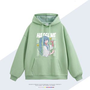 Hatsune Miku MIKU Co merk hoodie jongens en meisjes anime perifere jas losse trend