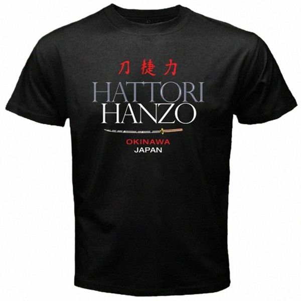 Hattori Hanzo Okinawa Kill Bill Movie Poster T-shirt noir pour hommes Taille S - 3XL T-shirt personnalisé sérigraphié H1gB #