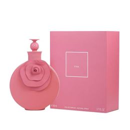 Alta marca perfume rosa perfume sexy y sensual para mujer 80 ml EDP Luxuries diseñador perfume de colonia floral para mujer perfume en aerosol natural envío rápido