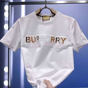 Haute Dames T-shirt Mode Kleding Letter Grafisch Katoen Ronde top met korte mouwen