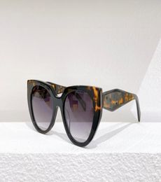Havana Zwart Grijs Cat Eye Zonnebril voor Dames 14w Sunnies Mode Zonnebril occhiali da sole firmati UV400 Bescherming Brillen w6561884