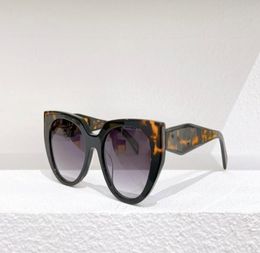 Havana Zwart Grijs Cat Eye Zonnebril voor Dames 14w Sunnies Mode Zonnebril occhiali da sole firmati UV400 Bescherming Brillen w5048461