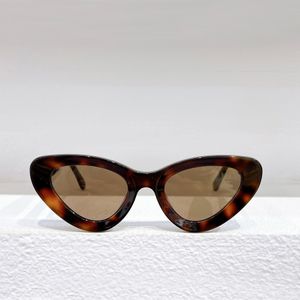 Lunettes de soleil yeux de chat brun havane pour femmes hommes mode grandes lunettes Sonnenbrille gafa de sol lunettes de soleil UV400 avec boîte