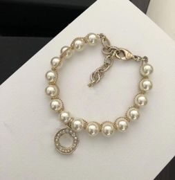 Avoir des timbres mode bracelets de perles bracelets femmes fête amoureux de mariage cadeau bijoux de fiançailles pour la mariée avec BOX3475540