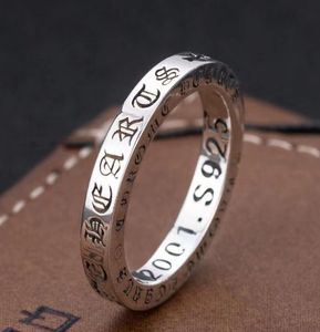Ontwerper 925 Sterling Zilveren mode kruis ringen voor rock dame Ontwerp vrouwen Party Wedding Lovers cadeau hiphop sieraden