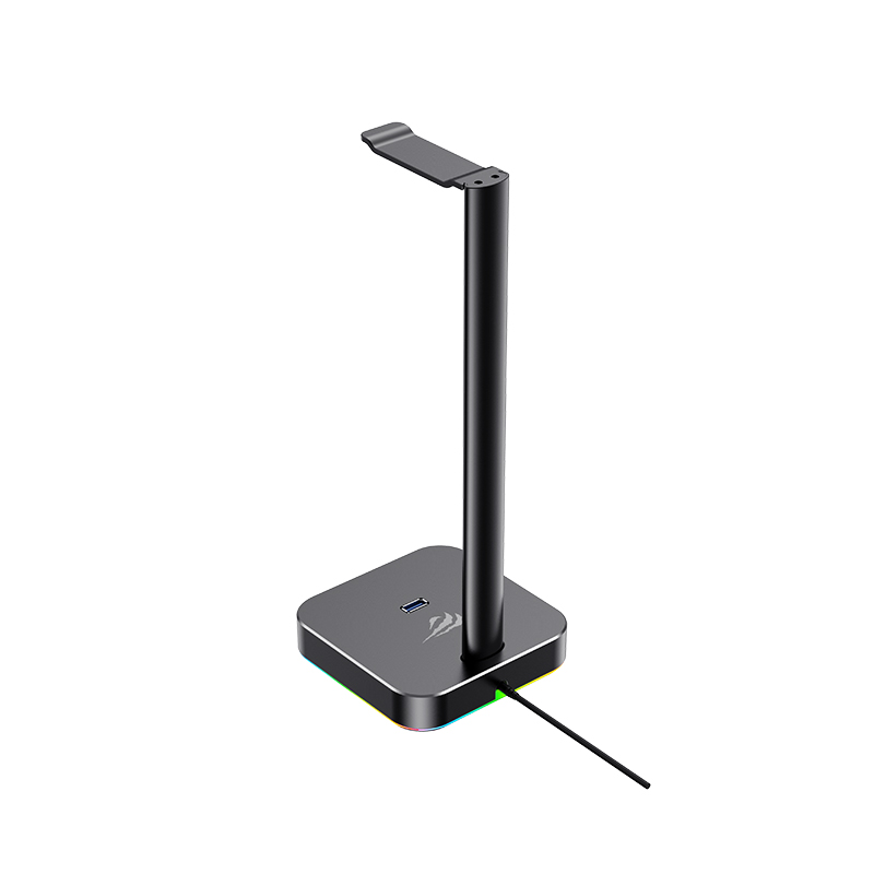 Havit TH610 Rgb Backlight Gaming Headset Stand Electronics Headphone Holder Display The Headphone Game With 3 Usb Hub