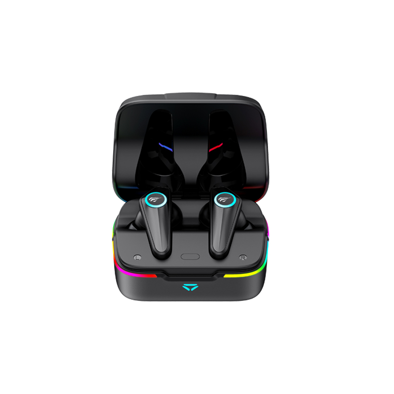 Havit Tw952 Pro True Wireless Stereo Gaming Arebud Low Contency Mini Bt Enc RGB سماعات سماعات ألعاب لاسلكية مع ضوء LED رائع