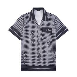 Hawaii Diseñador Hommes Chemises Modo Casual Negocios Verano Playa Camisa Slim Fit Divers Motivo Imprimer