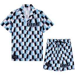 Hawaii diseñador Hommes Chemises modo casual negocios verano playa camisa Slim Fit buzos motivo Imprimer Manches Courtes ss