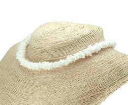 Hawaii Puka White Clam Chips Collier Shell Collier Natural Irregular Chips Collier Choker Fashion Summer Beach bijoux 6127483