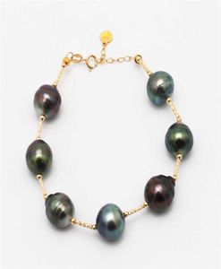 Bracelets hawaïens Bracelets de perles baroques réels frhwater pour les bijoux de perles1221150