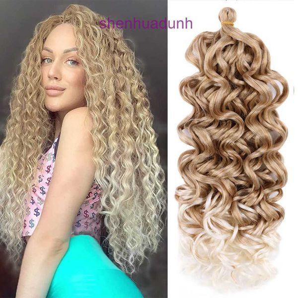 Hawaiian Curly Latin American Wig Womens Long Hair Fashionable Pullover Natural Natural Crochet