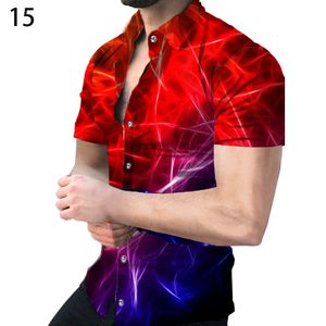 Hawaiian Fashion Men Shirt Casual top heren shirts topkwaliteit plus size man blouse slank fit casual zakelijke kleding korte mouwen shirt Europe Size shirts