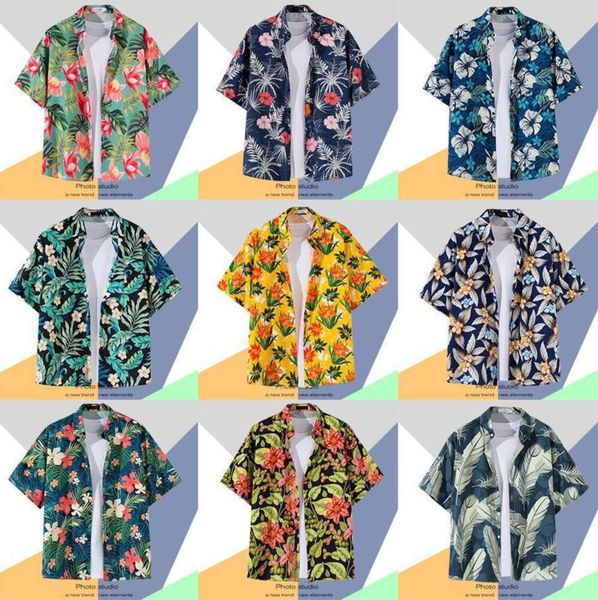Chemise à manches courtes imprimée hawaïenne pour hommes, vêtements de plage spéciaux, amples, fantaisie, haut de marque à la mode