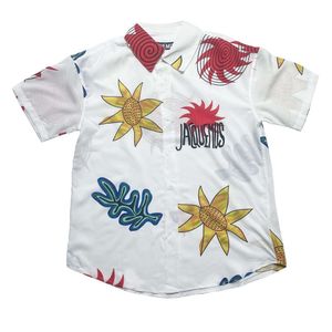 Hawaiiaans shirt met korte mouwen anime-shirt, heren design sense, high-end casual modemerk shirt