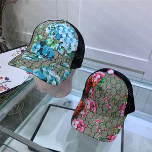 Hawaiiaanse stijl Ball Caps Flower Jacquard Luxe Peaked Cap Street Trendy Leisure Casquette Beach Baseball Hat Wrnri