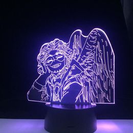 HAWKS KEIGO TAKAMI LED ANIME 3d LAMP MY HERO ACADEMIA Room Decor Nachtlampje Afstandsbediening Kleuren Gift Tafel 3d Lamp263Z