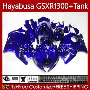 Cuerpo Hayabusa para SUZUKI GSXR 1300CC GSX R1300 1300 Azul brillante CC 1996-2007 74No.165 GSX-R1300 GSXR-1300 2002 2003 2004 2005 2006 2007 GSXR1300 96 97 98 99 00 01 carenado