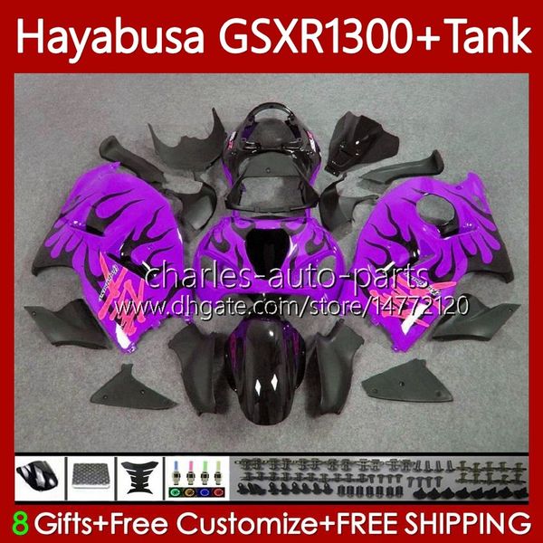 Hayabusa para SUZUKI GSXR 1300CC GSXR-1300 Purpleflames 1300 CC 02 03 04 05 06 07 Cuerpo 74No.271 GSX-R1300 GSX R1300 96-07 GSXR1300 96 1996 1997 1998 1999 2000 2001 Justo ings