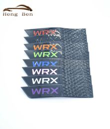 HB 2pcs Insignia WRX para Subaru ABS Fender Scruff Door Scratch Strip Strike 3D Pegatinas Fender6715038