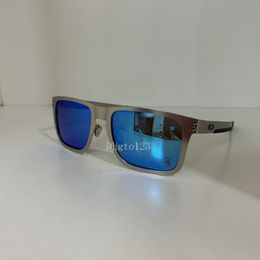 Hb OO4123 Fietszonnebril UV400 Gepolariseerde lens Fietsbrillen Outdoor Rijbril MTB-fietsbril voor heren dames AAA-kwaliteit met koffer Metalen frame