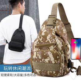 HB PNew mode poitrine sac hommes mode sport loisirs messager en plein air sacs de messager hommes petite épaule camouflage tactique fronde