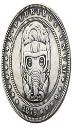 HB46 Hobo Morgan Dollar Skull Zombie Skeleton Copie Cobine Coins Artisanat Ornements Accessoires de décoration Home8371944