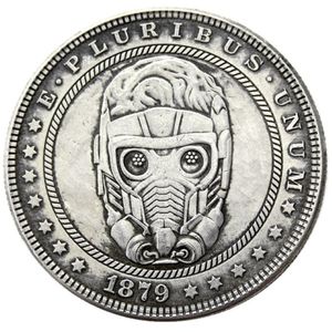 HB46 Hobo Morgan Dollar crâne zombie squelette copie pièces de monnaie en laiton artisanat ornements décoration de la maison accessoires 306A