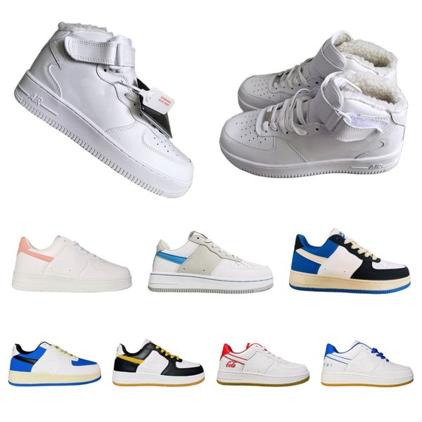 Air Low Sports Sneaker Chaussures Running Bottes en coton cachemire Roller Tennis Runner Basketball Training Walking Chaussures de haute qualité FEMMES HOMMES 36-45 AF1001