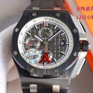 HBF Montre de Luxe Mens Watches PolsWatch 3126 Chronograph Mechanical Movement Steel Luxury Watch Designer kijkt polshorloges Relojes