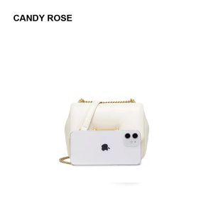 HBP 2021 Candyrose Officiële Website Echt CR Pillow Bag Moderne Retro Pluizige All-match Small Square Single Shoulder Handtas