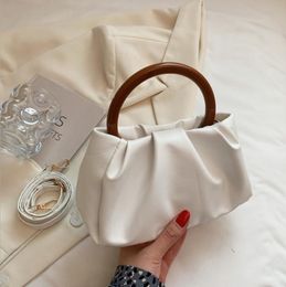 HBP 2021 Luxe Designer Geplooide Dames Handtas Originele Merk Mode Handtassen Franse Textuur Enkele Schouder Messenger Bags