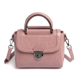 HBP 2023 Koreaanse versie nieuwe koeienhuid kleine tas voor dames crossbody schoudertas lederen handtas Guangzhou