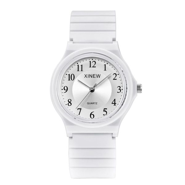 HBP Montres d'affaires décontractées Mouvement à quartz Montre pour femme Bracelet en cuir Facile à cadran bleu Montre-bracelet de créateur