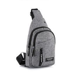 HBP poitrine sac hommes ins super chaud hommes sacs étudiant sac de messager une épaule sac à dos loisirs mode marque diagonale toile baog