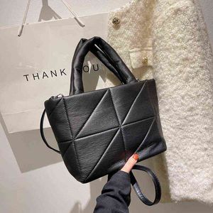 HBP Crossbody Bag Diamond Grid Soft Pu Leather s para mujer elegante hombro mano señoras monederos y bolsos de mano grande de viaje Tote 220727