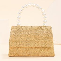 HBP Fashion 2022 été nouveau sac de paille de perle petit parfum féminin doux à main fête vacances sacs de plage 1111