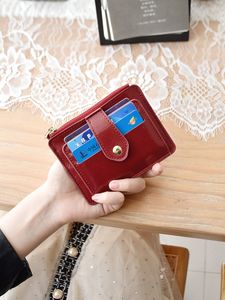 HBP Mode Stijl Dames Eenvoudige Wilde Ultra-Thin Card Bag Multifunctionele Solid Color Coin Portemonnee Rits Portemonnee