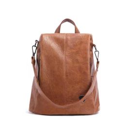 HBP Fashion sac de voyage sac à dos antivol sac à main en cuir souple polyvalent polyvalent pour femme