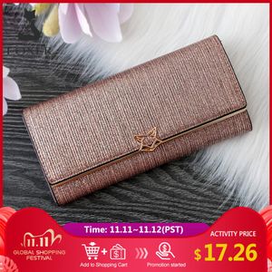 HBP FOXER Portafogli in pelle crosta da donna di marca Pochette femminile Portamonete porta carte di moda Borsa di lusso per donna Donna lunga 2370