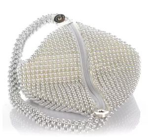 HBP Golden Diamond Evening Chic Pearl ronde schoudertassen voor vrouwen 2020 Nieuwe handtassen Houdingfeest Koppelingsbeurt QQ005