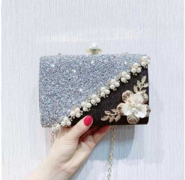 Sac à main en strass assorti de couleur noir et blanc HBP Lady sacs de soirée en satin mode luxe solide moraillon pour femmes célébrités sacs de soirée luxurybags886