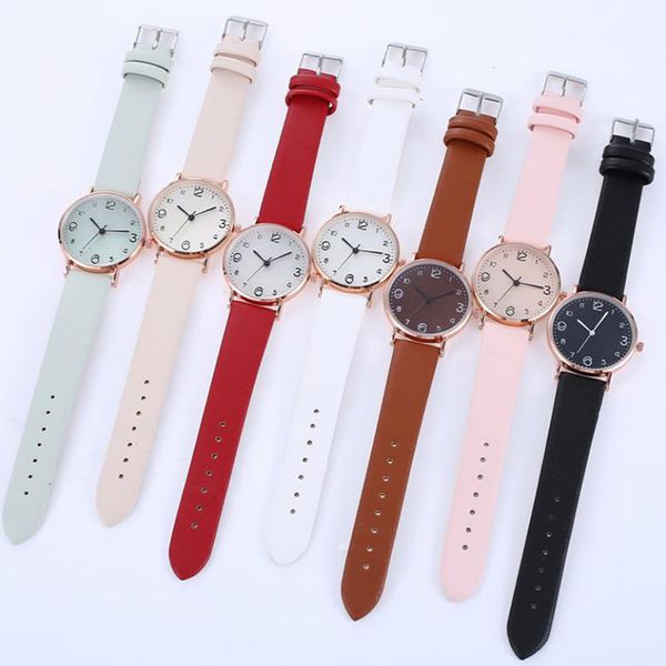 HBP luxe dames Bracelet Type montre à Quartz dame montre dames sport bracelet en cuir montre-bracelet horloge Montres de luxe