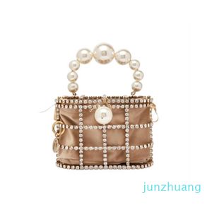 HBP Perles métalliques sac perles boîte fourre-tout sac femmes fête élégant diamants sac à main de luxe sacs à main de mode