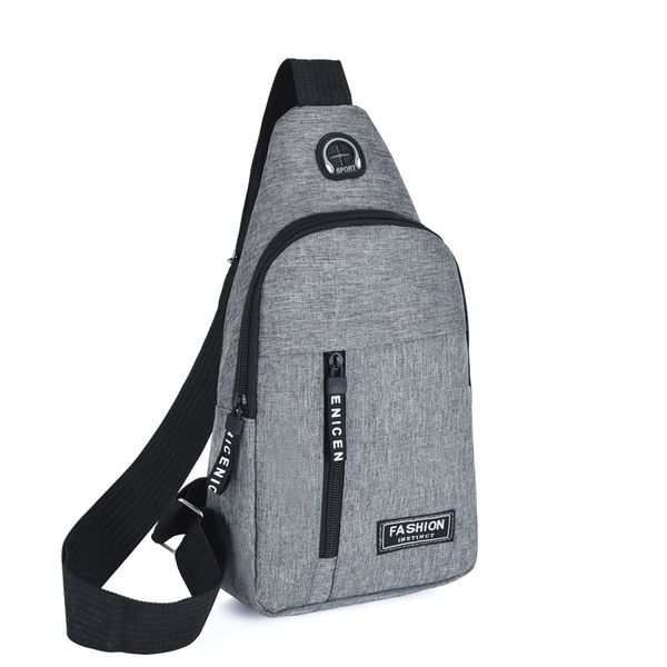 Hbp nouvelle tendance hommes oxford tissu poitrine sacs multifonctionnel sports loisirs de plein air sac à bandoulière sac de messager