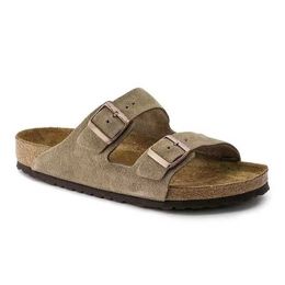 HBP Non-Merk 2024 Nieuwe Stijlen Muilezels Twee Gesp Leer Zacht Anti-gladde Unisex Mannen Vrouwen kurk Slippers