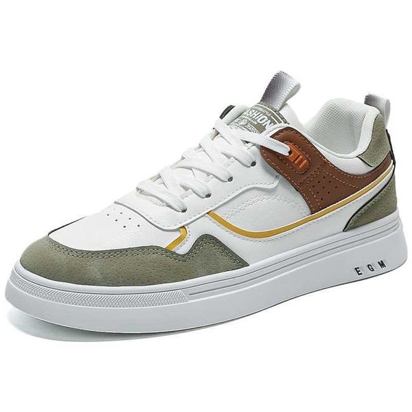 HBP Non-Marque Meilleur Prix Bas Hommes Baskets Chaussures Polyvalentes Chaussures de Skateboard Souples Printemps Casual Chaussures Blanches pour Hommes